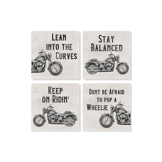 Carson Drink Coaster, 4" dia, Multicolor