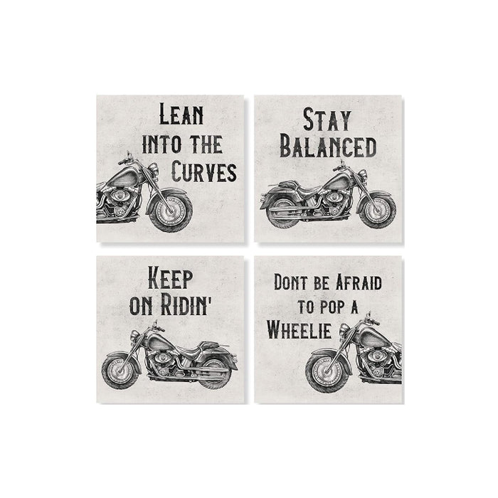Carson Drink Coaster, 4" dia, Multicolor