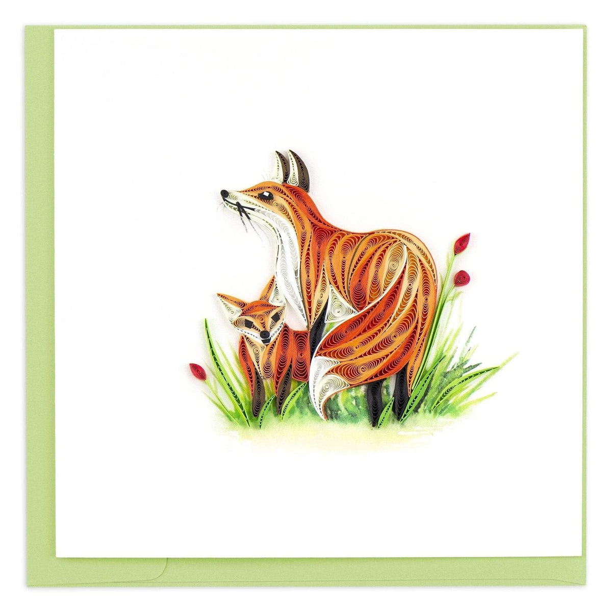Quilling Card Greeting Card, 6x6 Inch, Multi