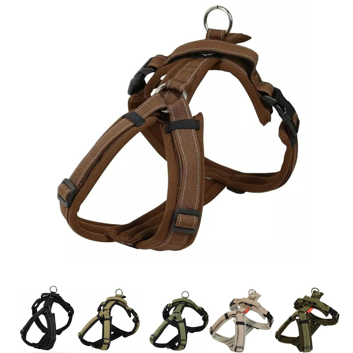 hakusan Animal Harness, Tiny, Brown×Brown