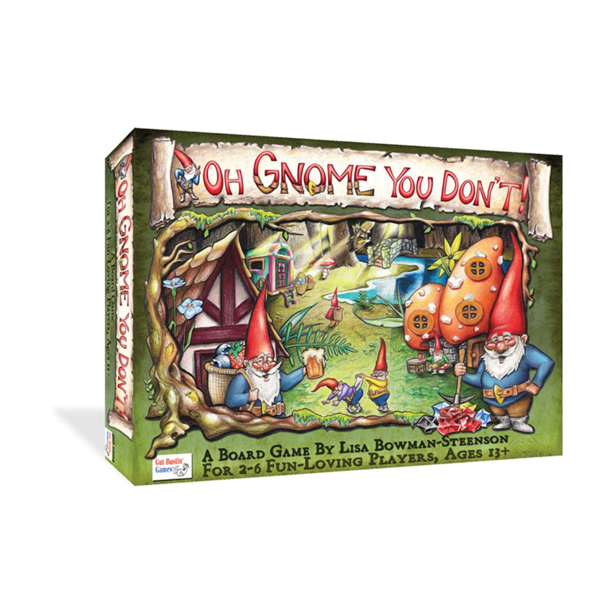 Gut Bustin' Games Board Game, Medium, Multicolor