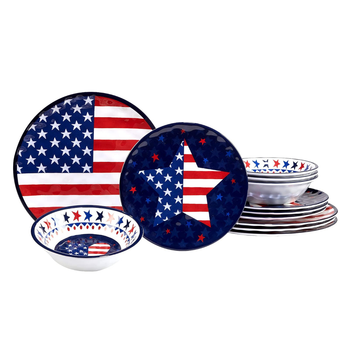 Certified International Dishware Place Setting, Multicolor