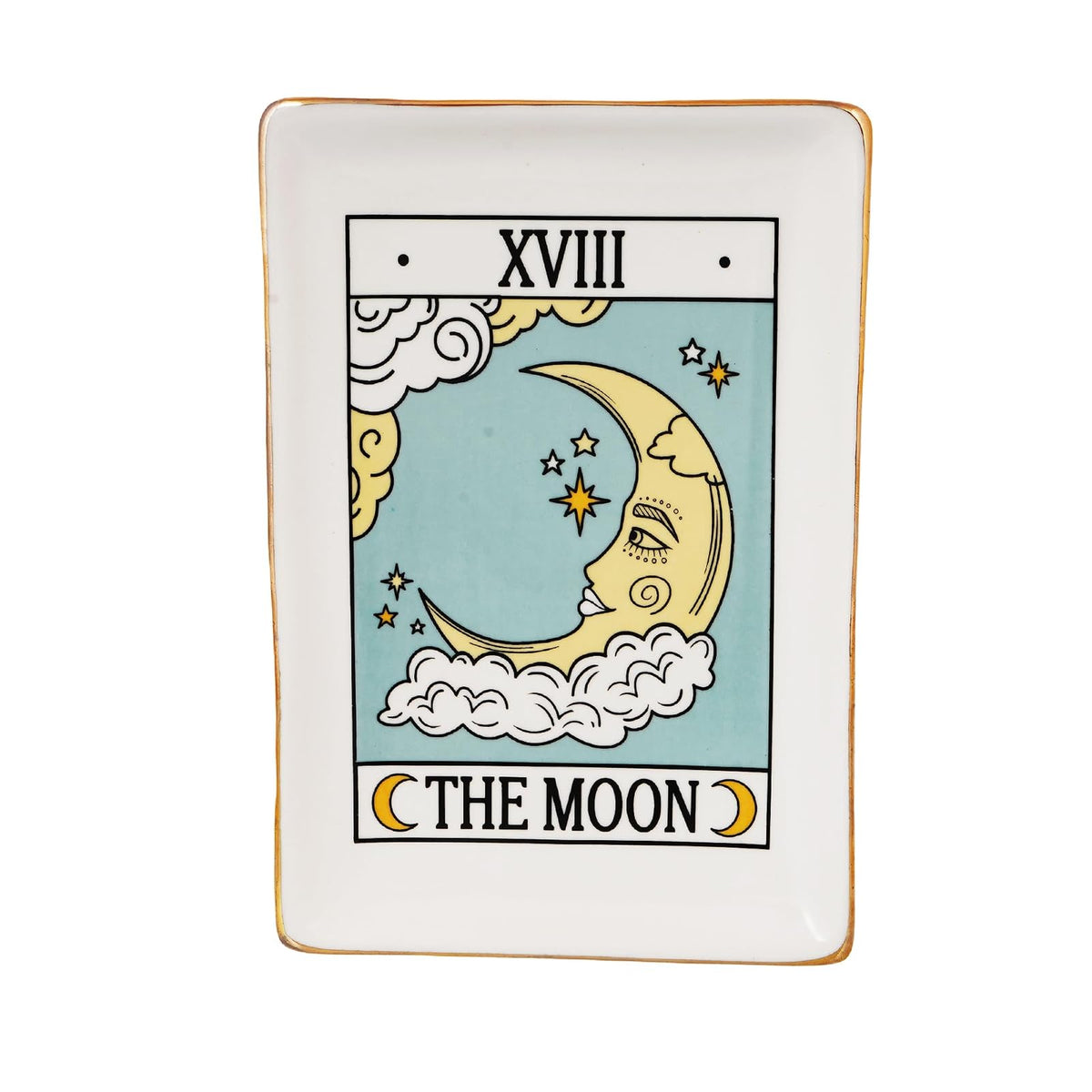 Fantasy Gifts Tray, 4.5" x 1" x 6.5", White
