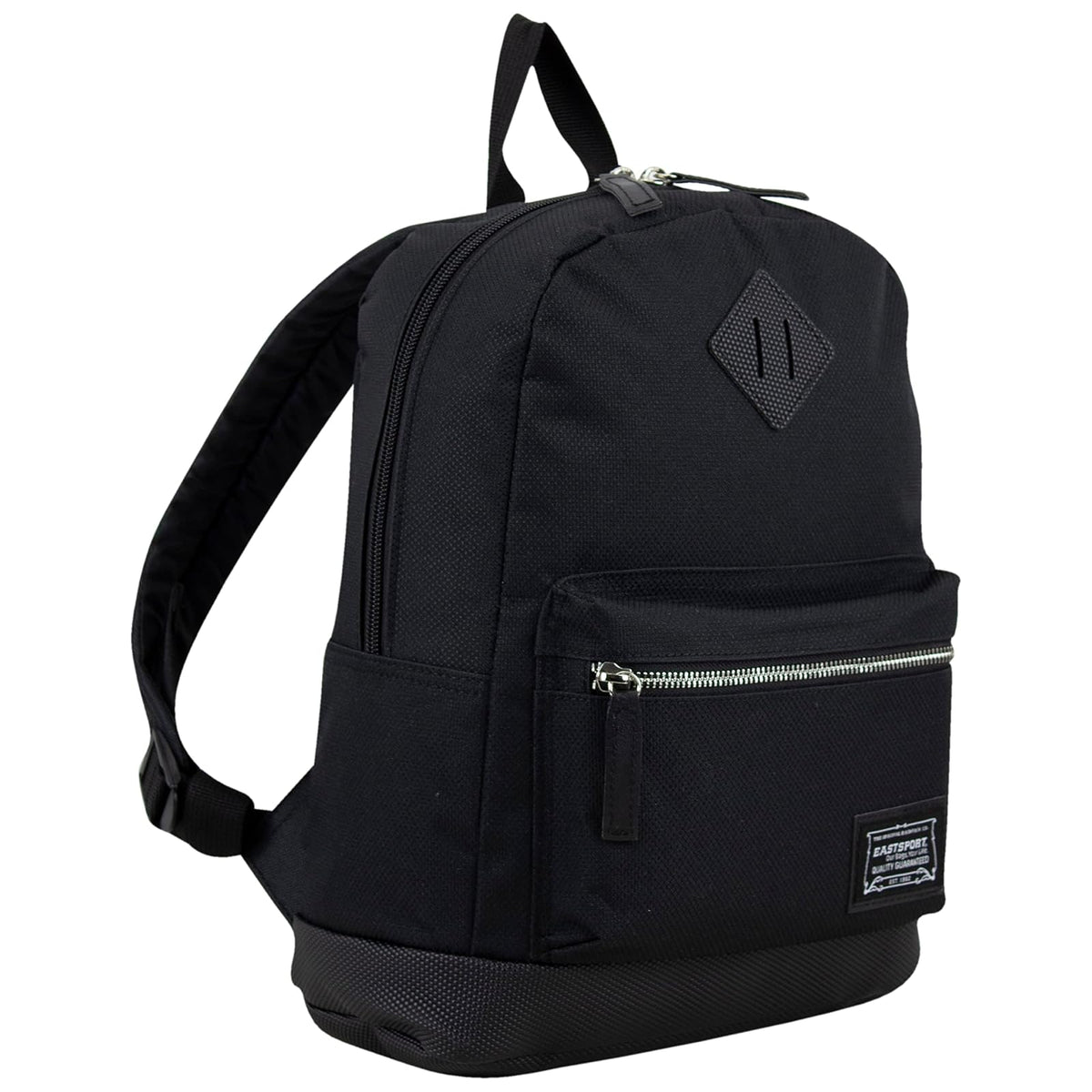Eastsport Backpack, 13.75" x 4.5" x 10.25", Black