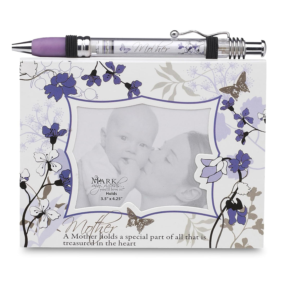 Pavilion Gift Company Blank Book, Purple, White, Unique