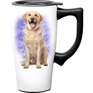 Spoontiques Drinking Cup, 18 Ounces, Yellow Lab