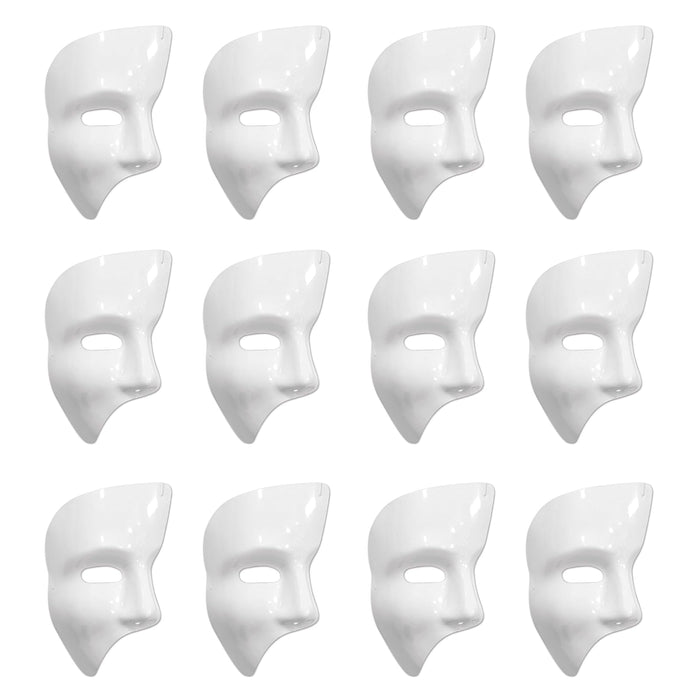 Beistle Costume Mask, Adult Size, White