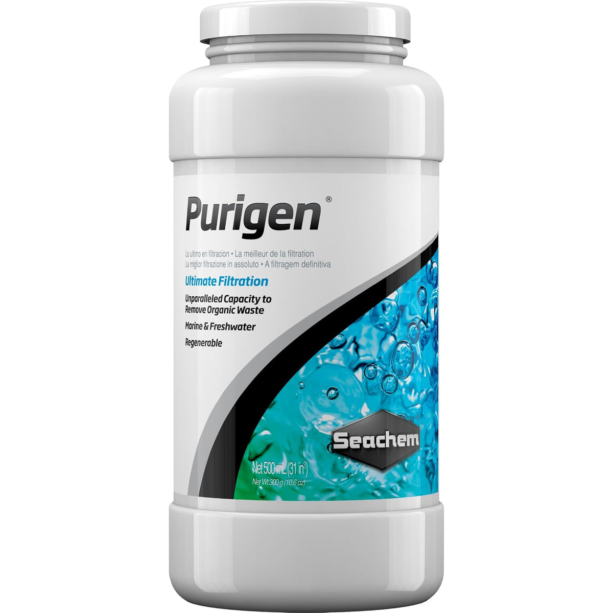 Seachem Aquarium Pond Water Treatment, 500 ml, white