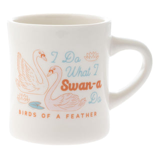Karma Drinking Cup, 12 Ounces, Swan