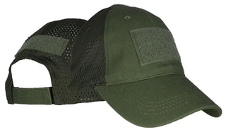 Eagle Crest Blank Mesh Baseball Hat With 3 Hook and Loop Locations, OD Green