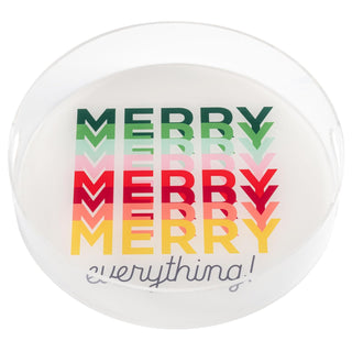 Karma Dishware Plate, Merry Everything, Modern