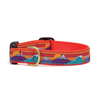 Up Country Animal Collar, Medium (12"-18") 1" width, Orange