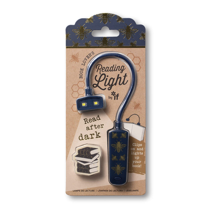 Fifi IF Book Lover's Reading Light - Bee, Blue