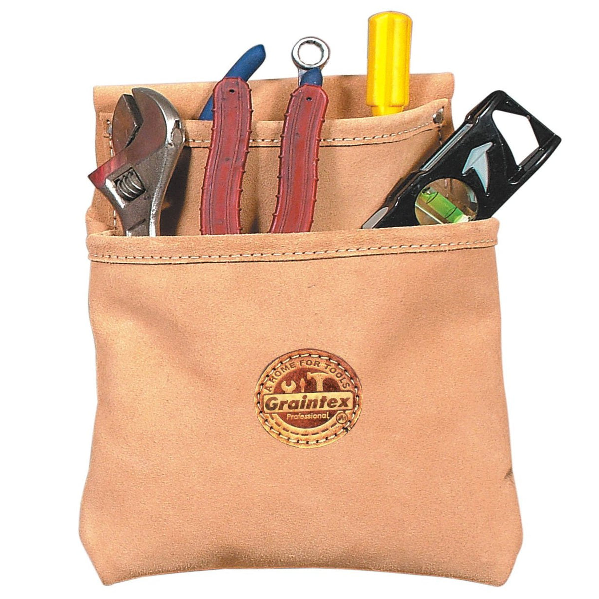 Graintex Utility Holster Pouch, 2 Pocket, Beige