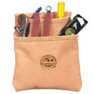 Graintex Utility Holster Pouch, 2 Pocket, Beige