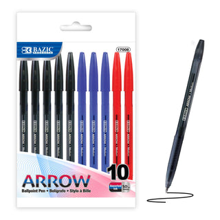 BAZIC PRODUCTS Writing Instrument, 1-Pack, Assorted Colors