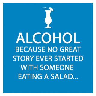 Paperproducts Design Disposable Napkin, 5" x 5", Alcohol Story