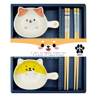 Urban Tokyo Chopstick, 9 inch L, White, Yellow, Pink, Brown