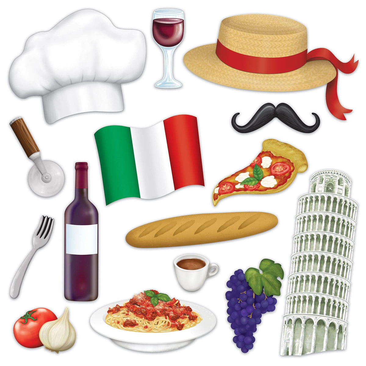 Beistle Decorative Cutout, 7¼"-14¼", Multi Color
