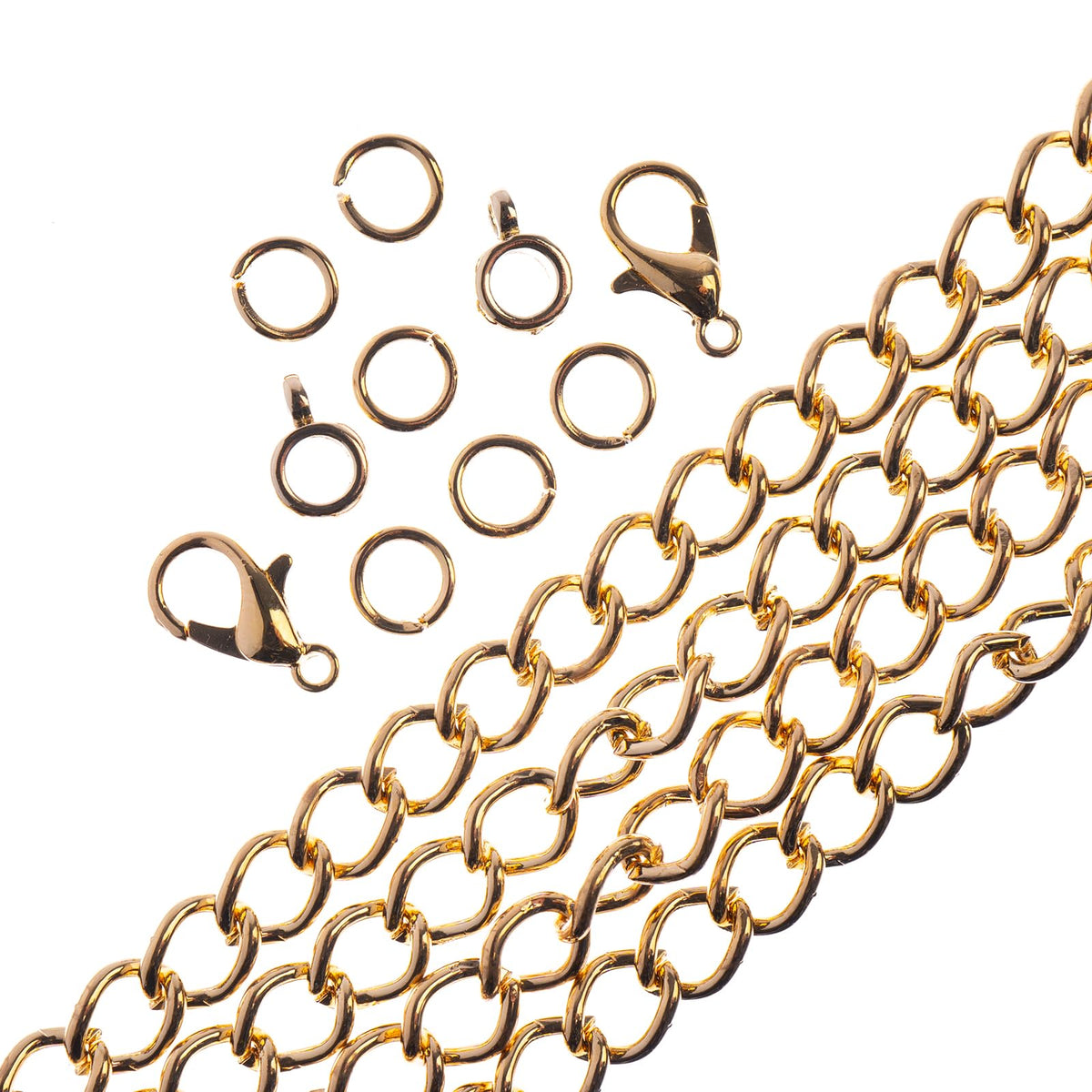 John Bead Jewelry Finding, 5mm, Gold