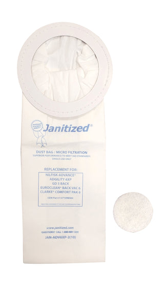 Janitized Vacuum Cleaner Bag