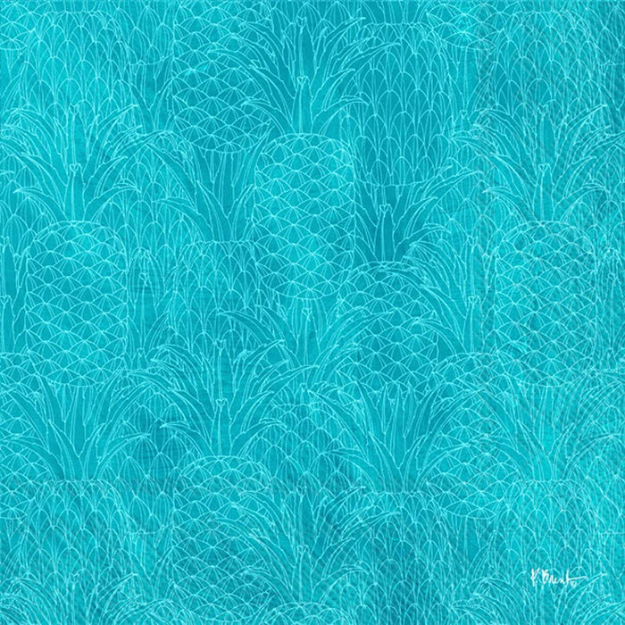 Boston International IHR 3-Ply Paper Napkins, 20-Count Cocktail Size, Pineapple Shake Repeat