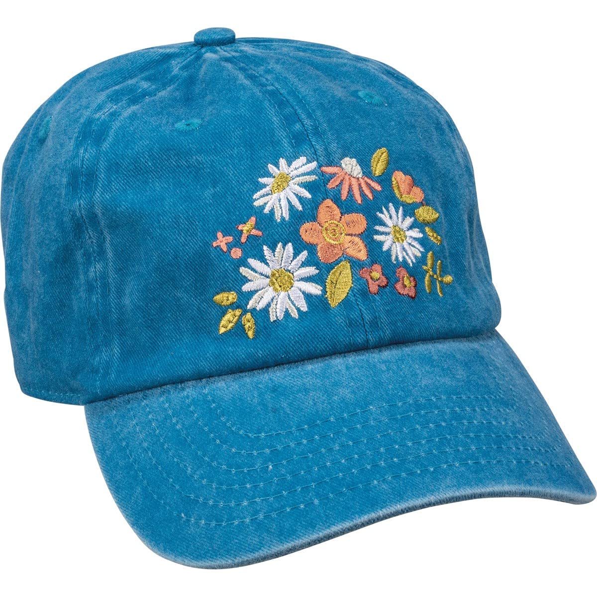 Primitives by Kathy 113048 Choose Happy Baseball Cap Blue