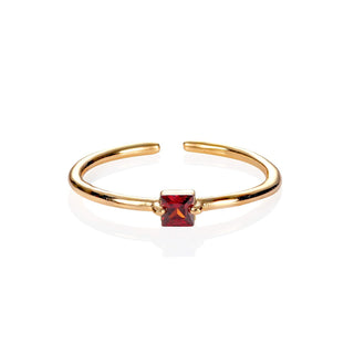 namana Ring, One Size, Red