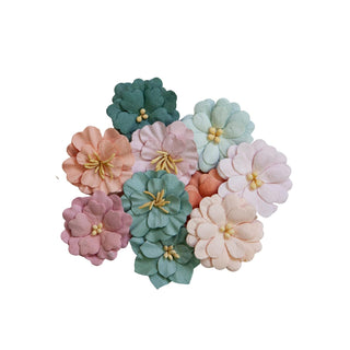 PRIMA MARKETING INC Artificial Plant, Indigo Collection Flowers-Glow-10 Pcs, 1.5