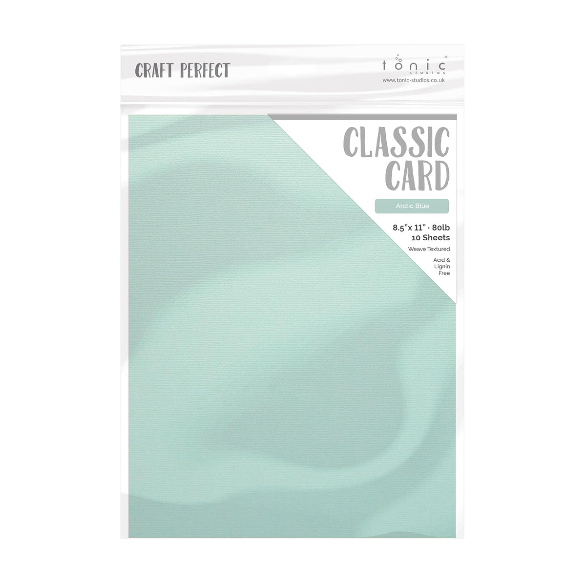 Tonic Studios Card Stock, 8.5"X11", Arctic Blue