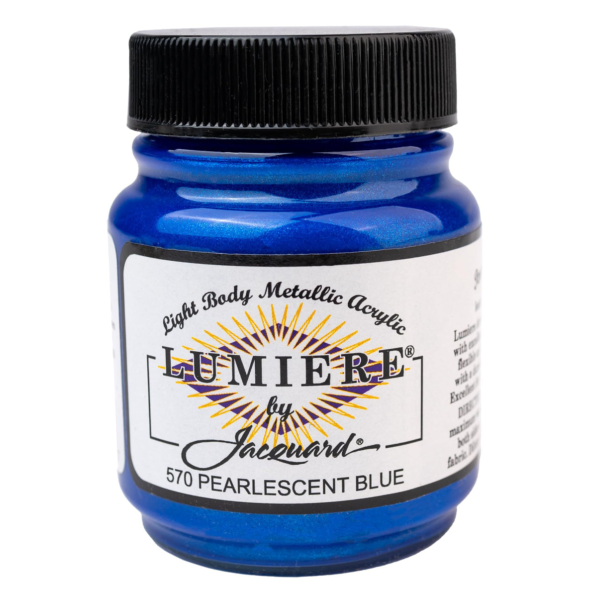 Jacquard Paint, 2.25 Fl Oz (Pack of 1), Pearlescent Blue