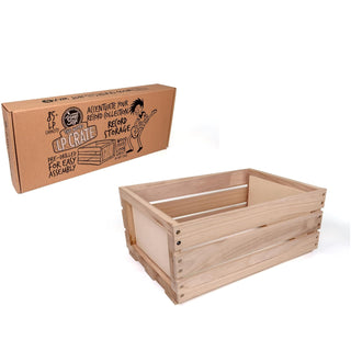 Vinyl Styl Item Container, Metro - 85 to 95 LPs, brown