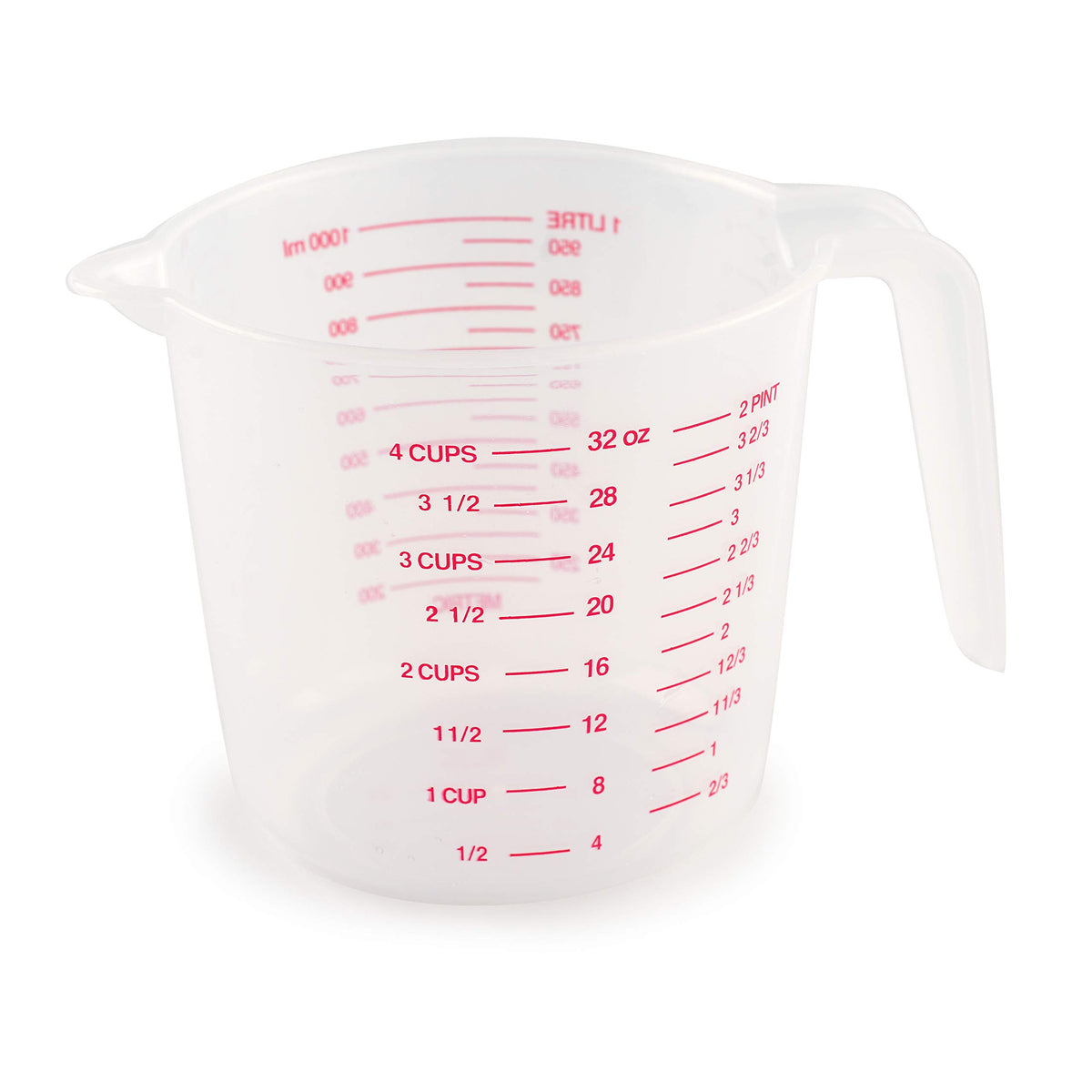 Norpro Measuring Cup, 4 cup (Pack of 1), Multicolor