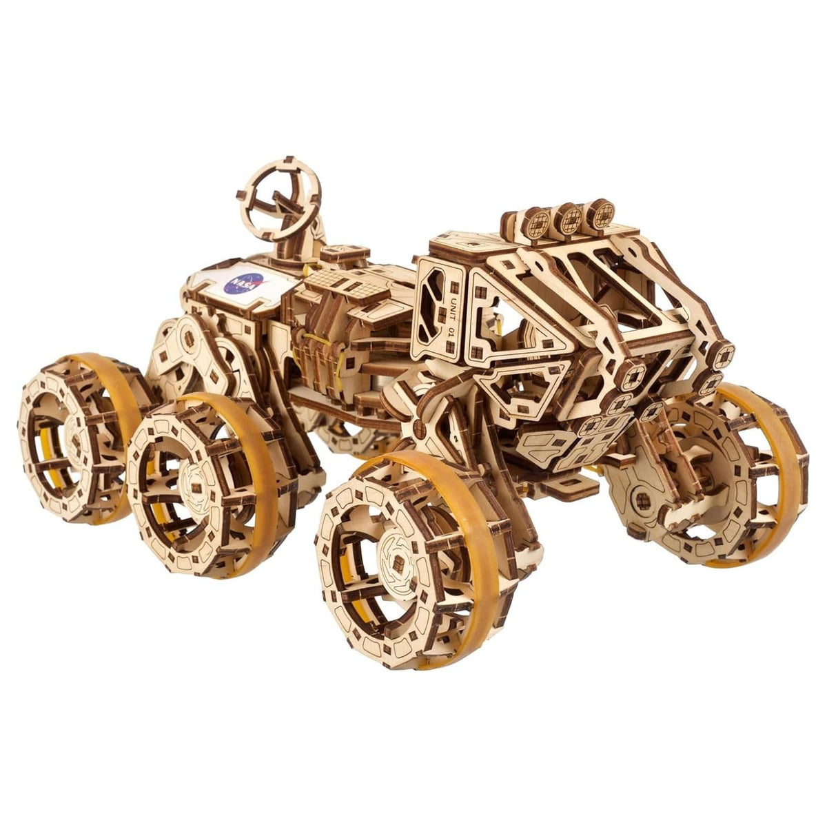 UGEARS Puzzles, 562 pieces, Metallic, Earthy (Gray, Brown, Silver, Black, Red)