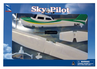 New Ray Toys 1:42 Cessna 172 Skyhawk with Wheel Diecast Aircraft,,