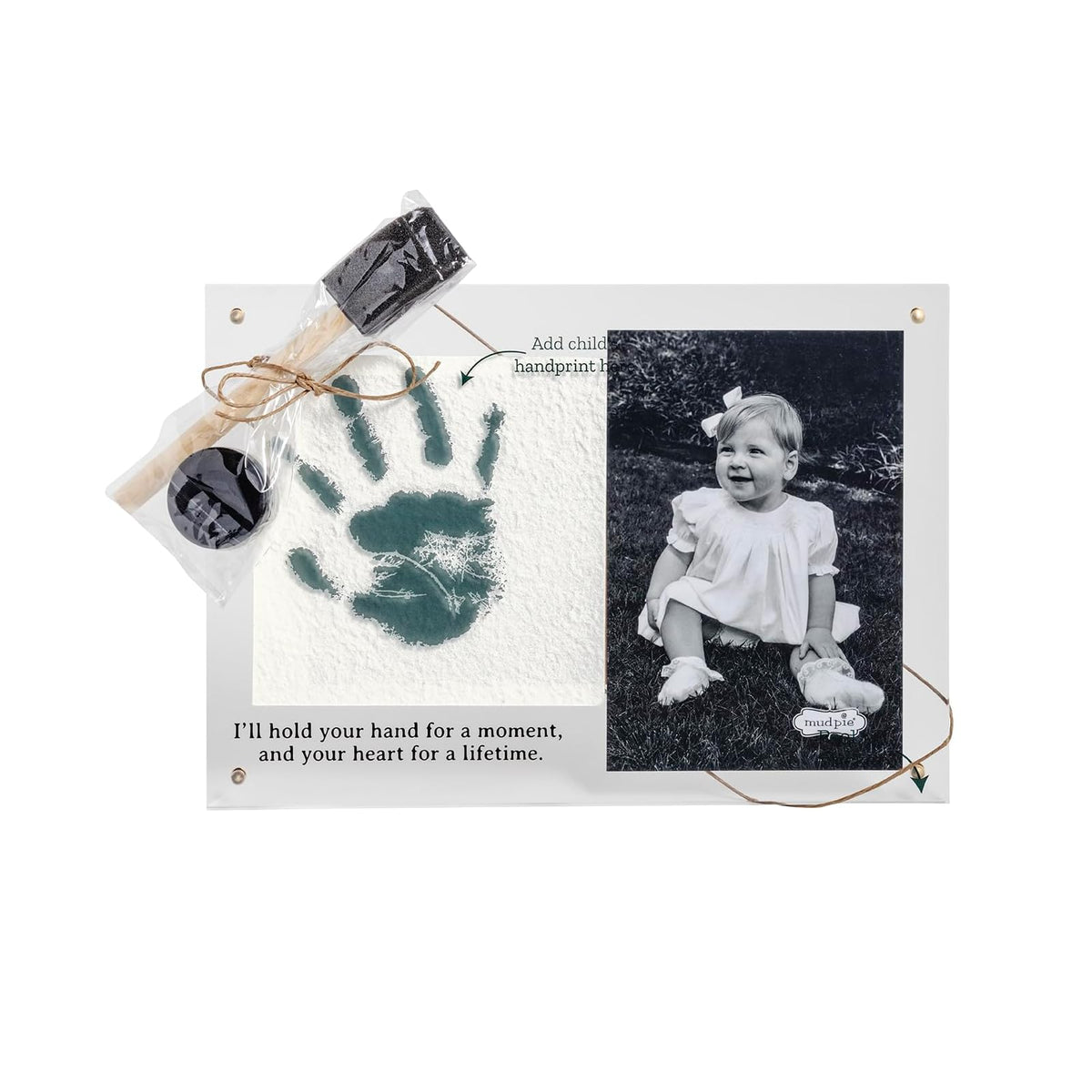Mud Pie Picture Frame, 10" x 7", White