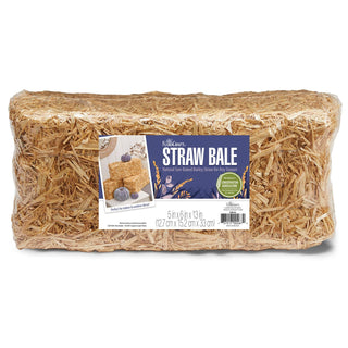 Comfy Hour 5 x 6 x 13 Inch Decorative Straw Bale, Natural, Set of 1