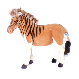HANSA Toy Figure, Large, Light Brown, White, Black