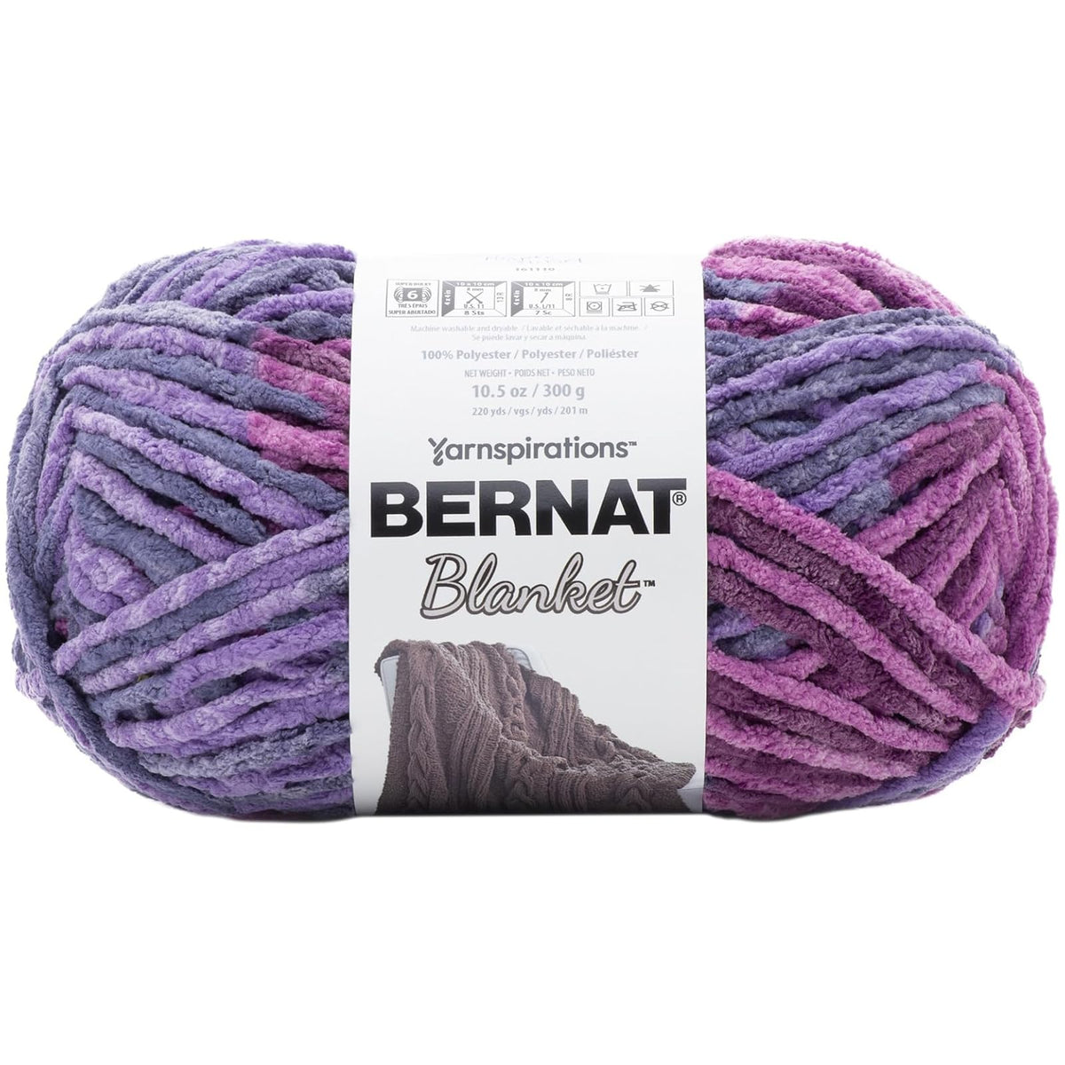 Bernat Yarn, 300g, Purple Sunset
