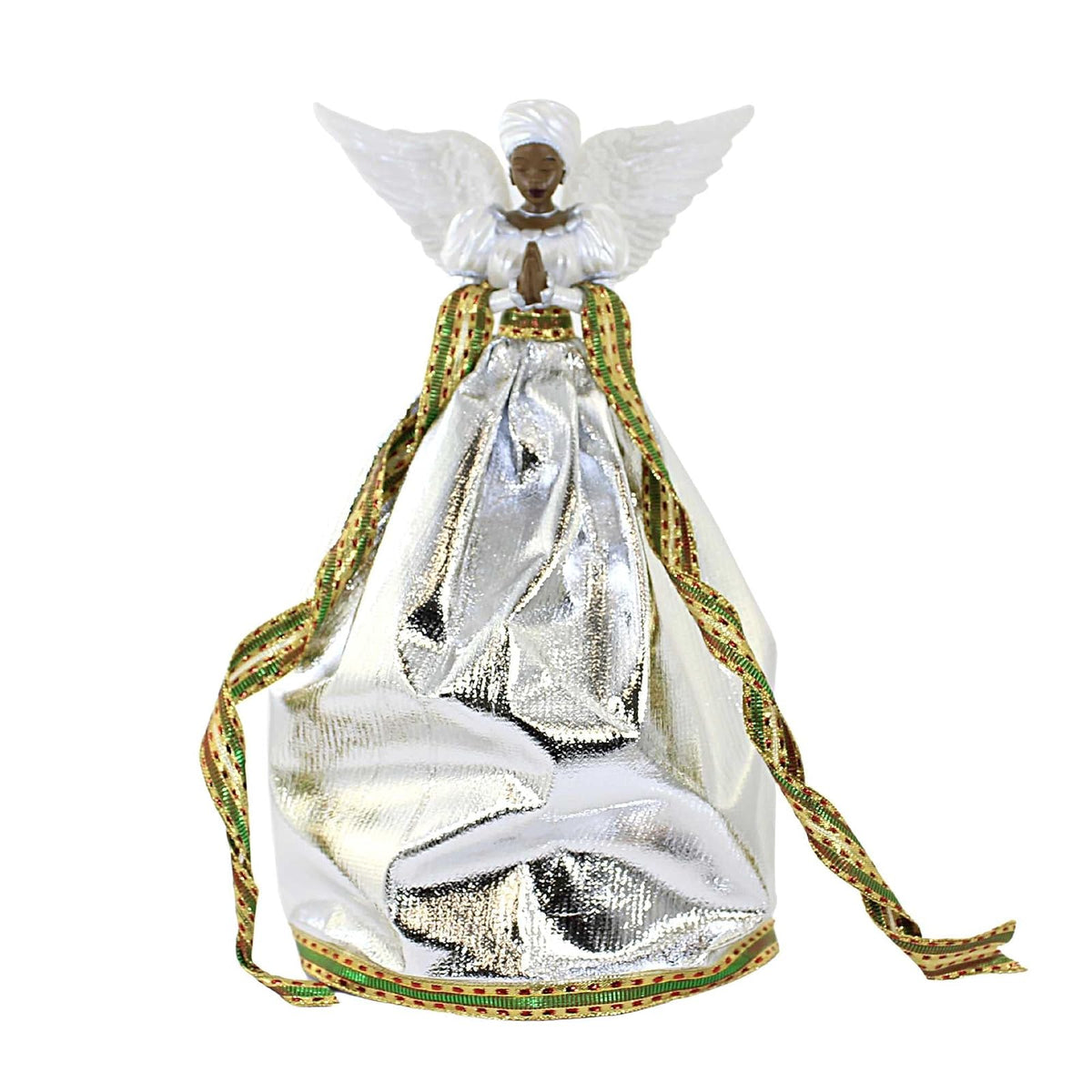Ebony Treasures Tree Topper, 14 inch, Silver
