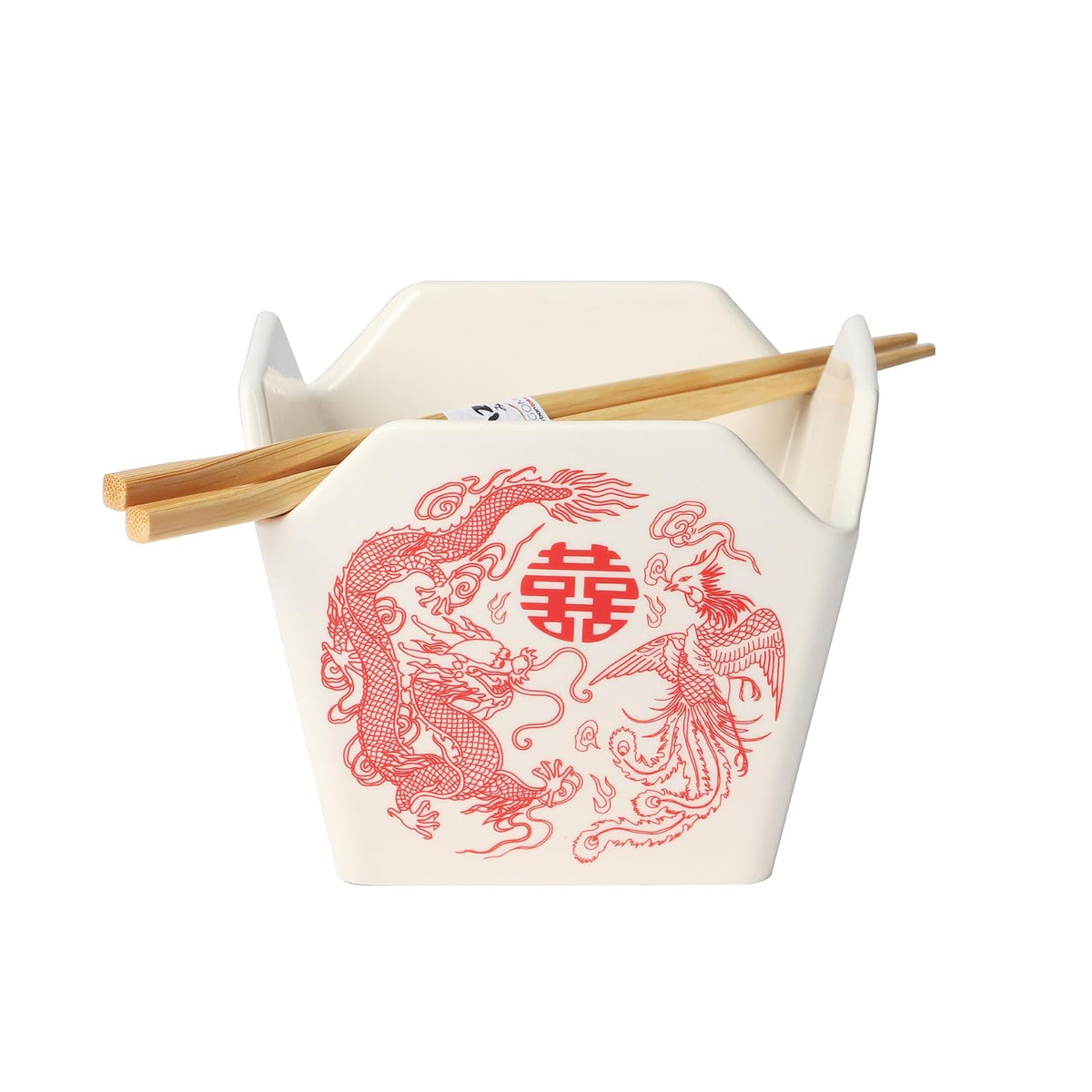 Urban Tokyo Dishware Bowl, 18 fl oz, Phoenix & Dragon