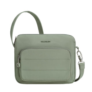 Travelon Handbag, 10.25”W X 8”H X 2.5”D, Moss