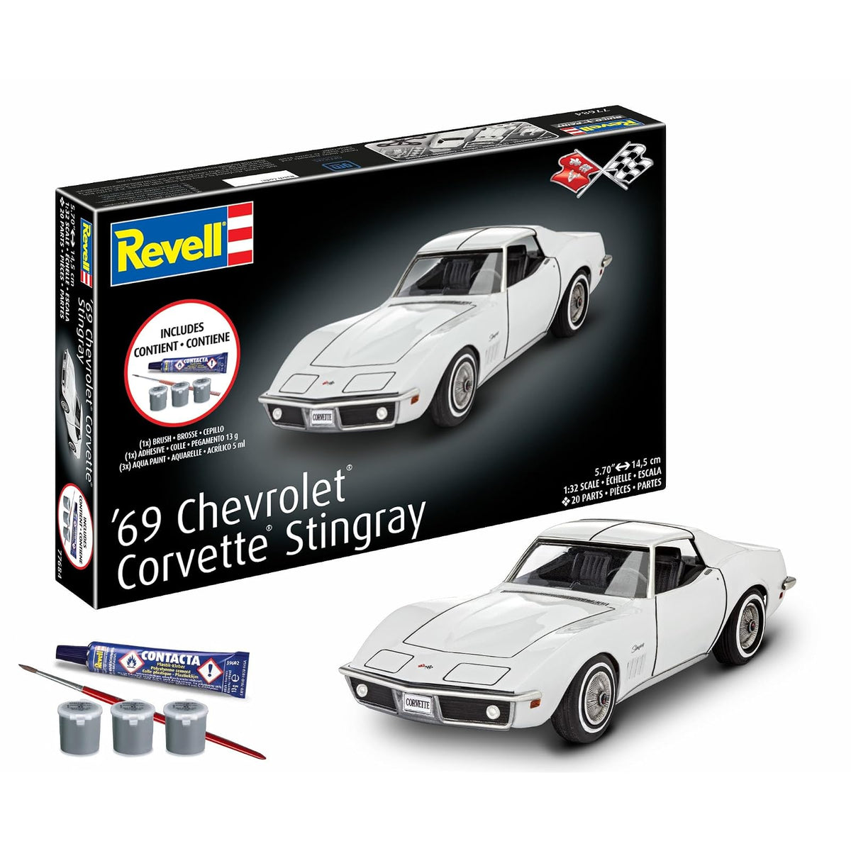 Revell Art Craft Kit, 1:32 scale, Gray