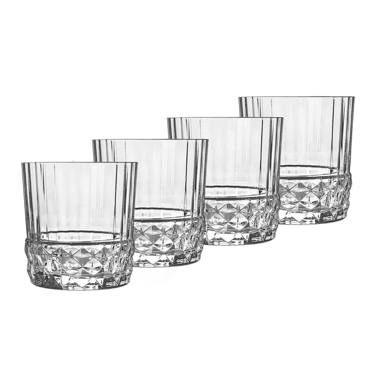 Bormioli Rocco Drinking Cup, Double Old Fashioned DOF, Clear