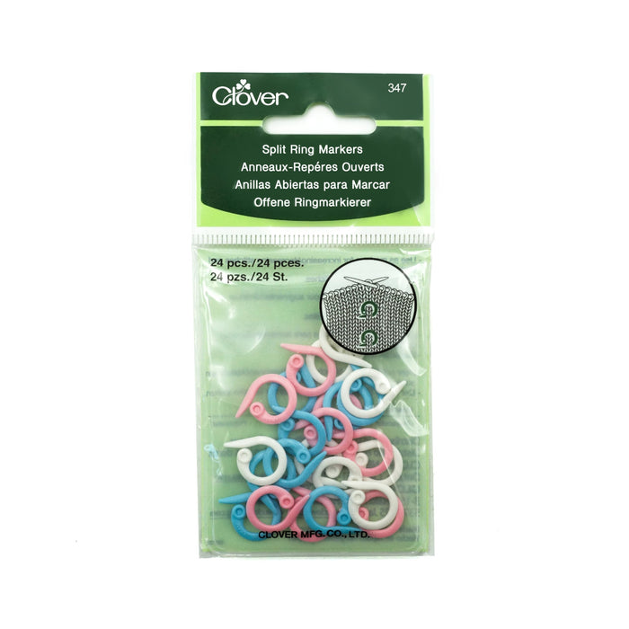 Clover Knitting Needle, 5" Height x 2.6" Length x 0.1" Width, Multicolor