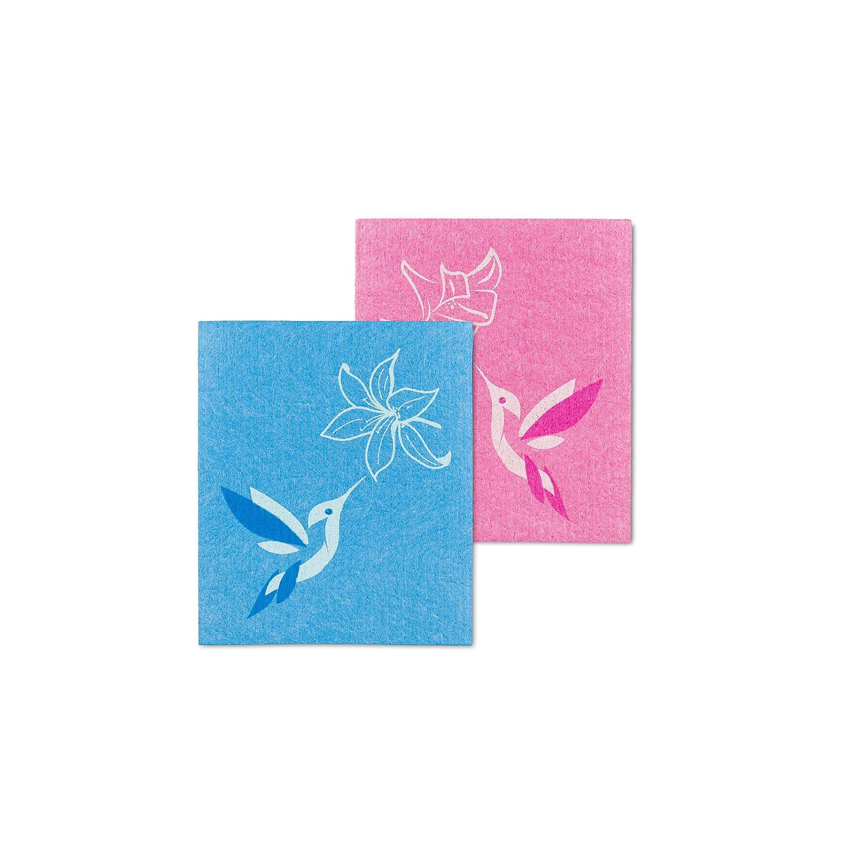 Abbott Collection Towel, 6.5x8"L, Pink/Blue