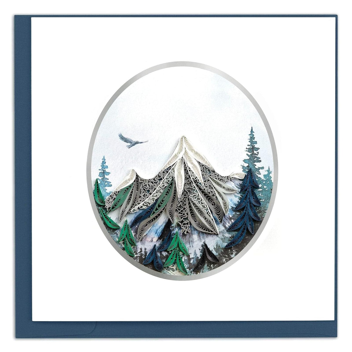 Quilling Card Greeting Card, 6x6 Inch, Multi