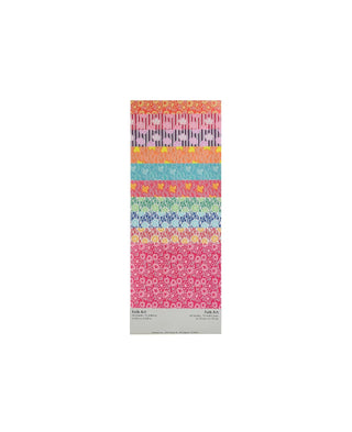 Yasutomo Fold'ems Origami Paper 10 chiyogami folk patterns 4 5/8 in. pack of 40