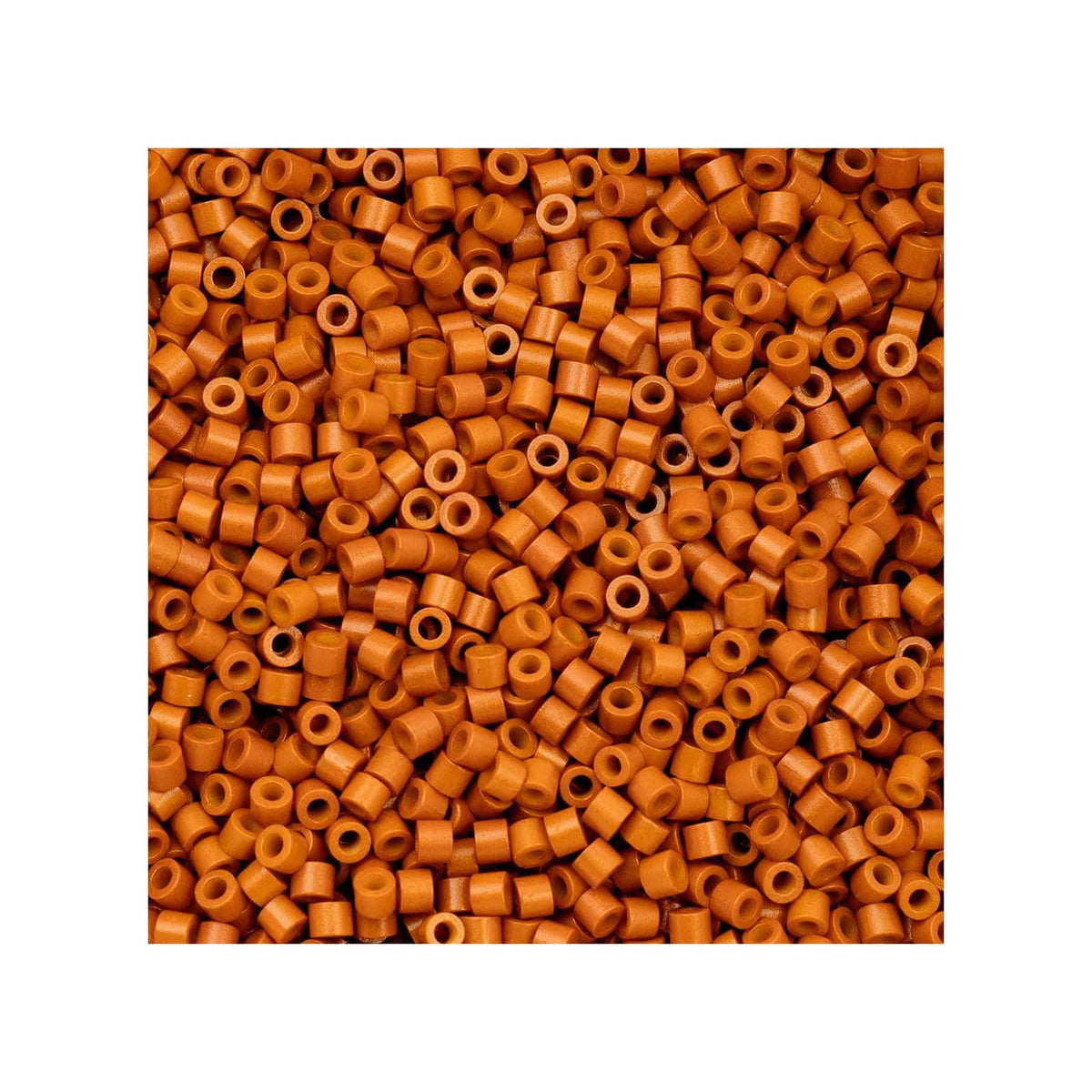 John Bead Craft Bead, Size 11, Pumpkin Orange