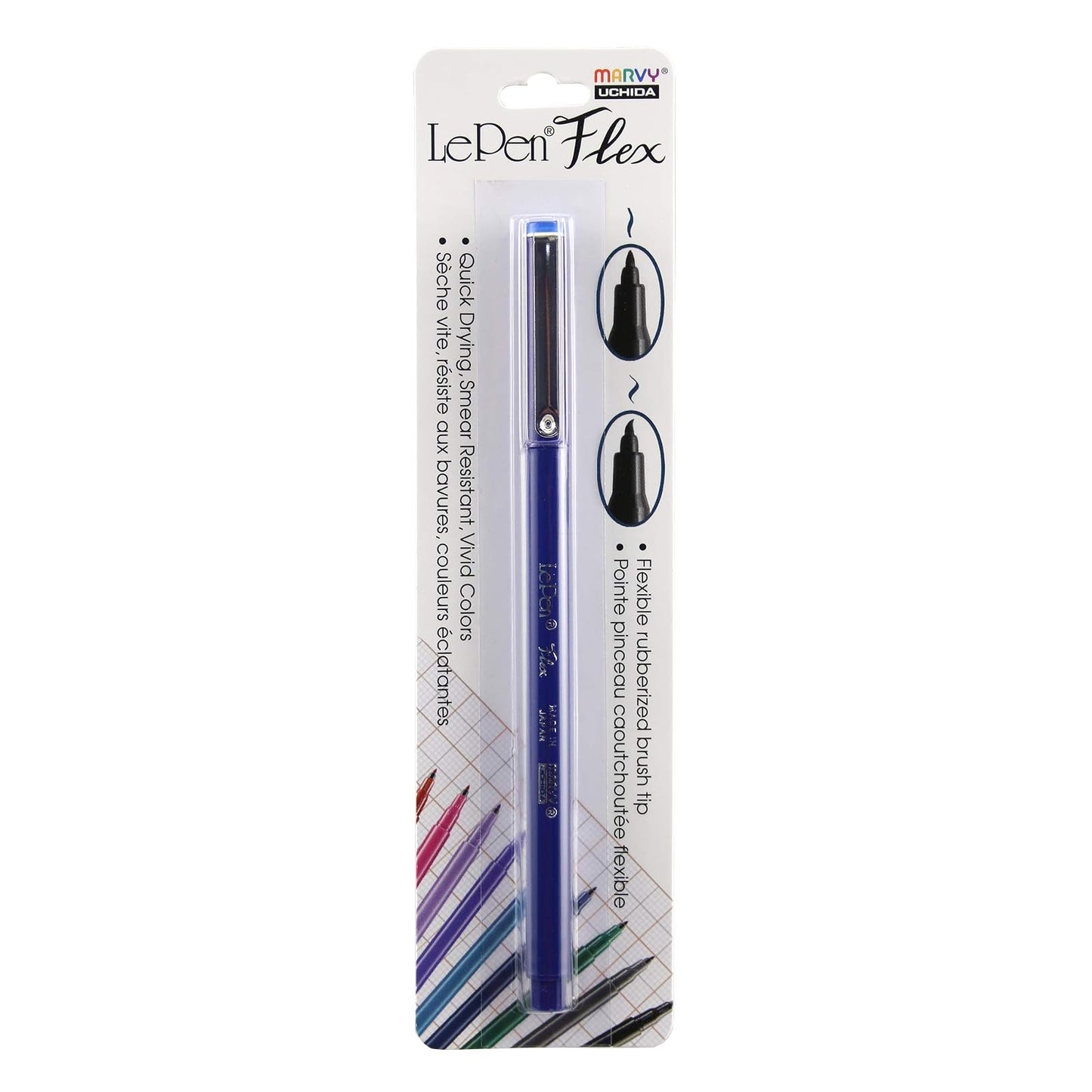 Uchida Of America Le Pen Flex Art Supplies, Navy Blue